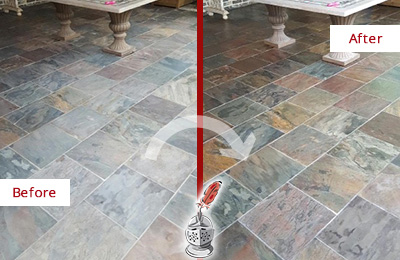 Residential Slate Cleaning And Sealing Sir Grout Westchester Residential Slate Cleaning And Sealing