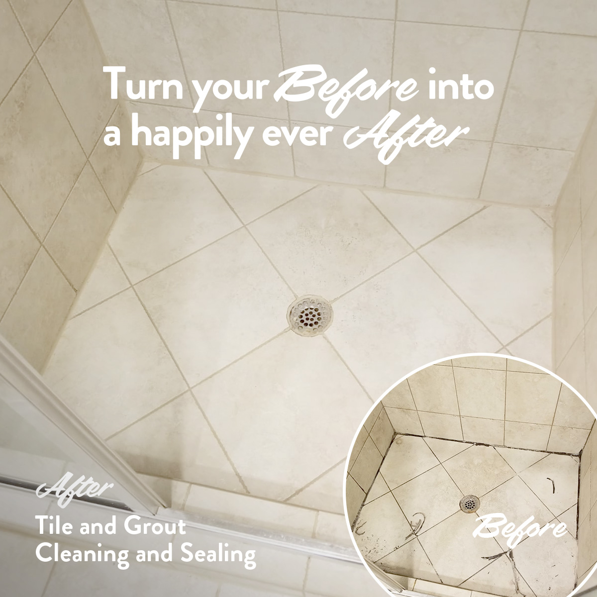 Tile and grout Cleaning and Sealing